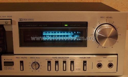 Stereo Cassette Deck KX-500; Kenwood, Trio- (ID = 2535969) R-Player