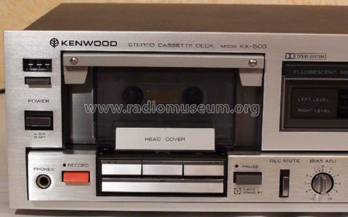 Stereo Cassette Deck KX-500; Kenwood, Trio- (ID = 2535970) Sonido-V