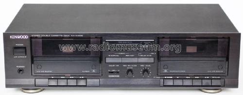 Stereo Double Cassette Deck KX-W4010; Kenwood, Trio- (ID = 1824428) R-Player