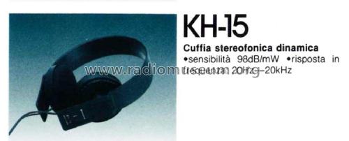 Stereo Headphones KH-15; Kenwood, Trio- (ID = 2090448) Speaker-P