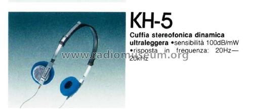 Stereo Headphones KH-5; Kenwood, Trio- (ID = 2090452) Speaker-P