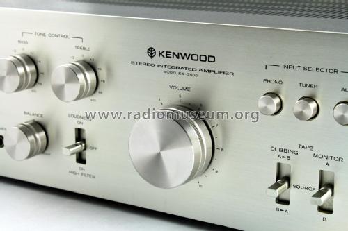 Stereo Integrated Amplifier KA-3500; Kenwood, Trio- (ID = 1761885) Verst/Mix