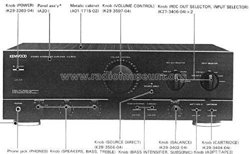 Stereo Integrated Amplifier KA-5010; Kenwood, Trio- (ID = 1310942) Ampl/Mixer