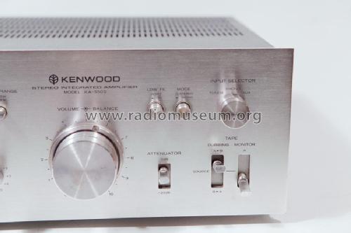 Stereo Integrated Amplifier KA-5500; Kenwood, Trio- (ID = 1810976) Ampl/Mixer