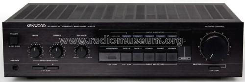 Stereo Integrated Amplifier KA-76; Kenwood, Trio- (ID = 1950756) Ampl/Mixer