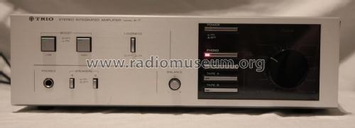 Stereo Integrated Amplifier A-7; Kenwood, Trio- (ID = 2134899) Ampl/Mixer