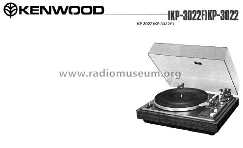 Stereo Record Player KP-3022; Kenwood, Trio- (ID = 1750354) R-Player