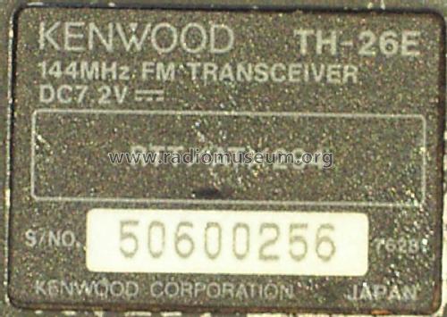 TH-26E; Kenwood, Trio- (ID = 2585046) Amat TRX