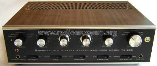 Solid State Stereo Amplifier TK-250; Kenwood, Trio- (ID = 1939522) Ampl/Mixer