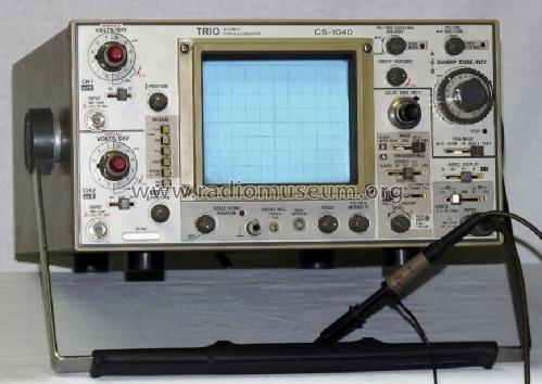Triple Trace Oscilloscope CS-1040; Kenwood, Trio- (ID = 660786) Equipment