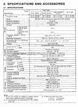 TW-4100E; Kenwood, Trio- (ID = 1582077) Amat TRX