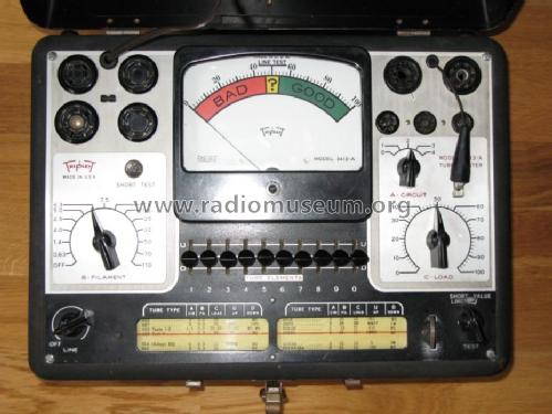 Tube Tester 3413-A; Triplett Electrical (ID = 541947) Equipment