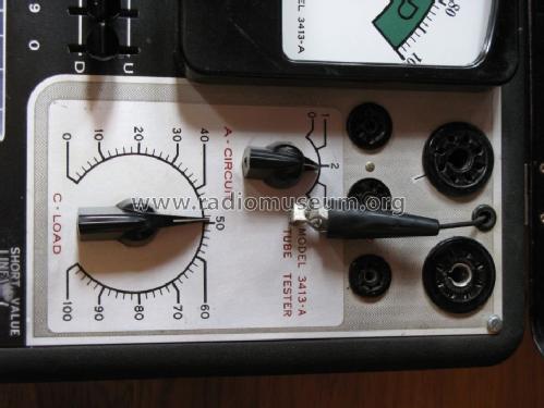 Tube Tester 3413-A; Triplett Electrical (ID = 541953) Equipment