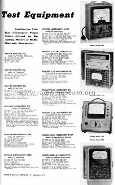Volt-Ohm-Milliammeter 625-N; Triplett Electrical (ID = 1147129) Equipment