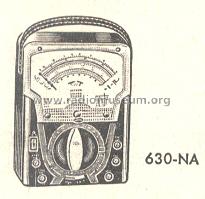 Volt-Ohm-Meter 630-NA; Triplett Electrical (ID = 227526) Equipment