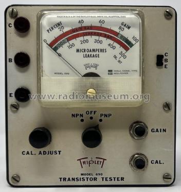 Transistor Tester 690; Triplett Electrical (ID = 2795368) Equipment