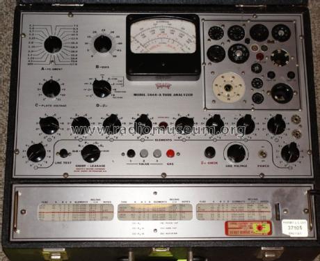 Tube Analyzer 3444-A; Triplett Electrical (ID = 1935808) Equipment