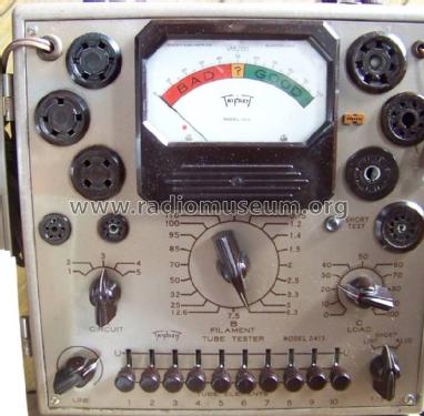 Speed-Chek Tube Tester 2413; Triplett Electrical (ID = 775635) Ausrüstung