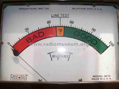 Tube Tester 3212; Triplett Electrical (ID = 1021562) Ausrüstung