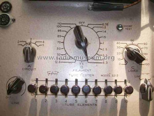 Tube Tester 3212; Triplett Electrical (ID = 1021563) Ausrüstung