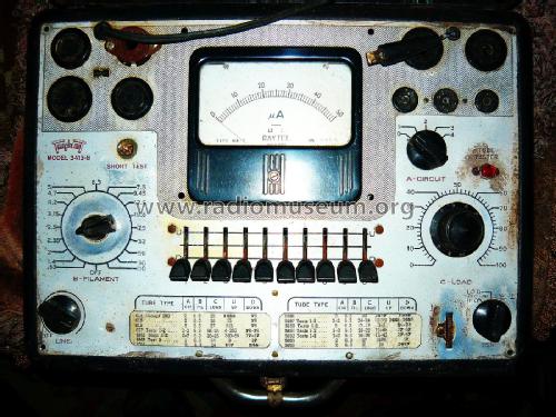 Tube Tester 3413-B; Triplett Electrical (ID = 1824939) Equipment