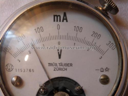 Drehspul Volt- und Amperemeter Typ PUva; Trüb, Täuber & Co. (ID = 2679202) Equipment