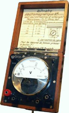 Voltmètre électromagnétique 409837; Trüb, Täuber & Co. (ID = 1095310) Equipment