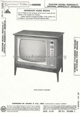 WEG1817A-77 2DC1817A; Western Auto Supply (ID = 818622) Television