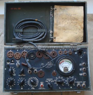 Dynamic Mutual Conductance Tube Tester I-177-A; MILITARY U.S. (ID = 1402532) Equipment