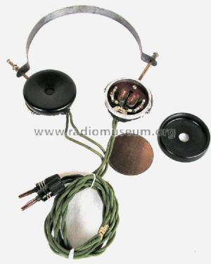 Headphones 2000 Ohm; Tungsram; Budapest (ID = 1096655) Speaker-P