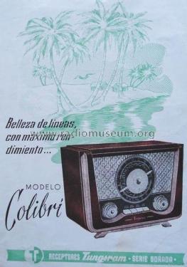 Colibri T-353; Tungsram Radio S.L. (ID = 1950499) Radio