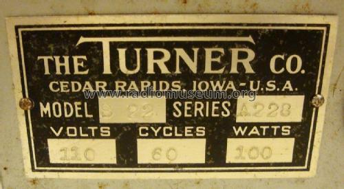 Amplifier S 22; Turner Co. The; (ID = 1934075) Verst/Mix