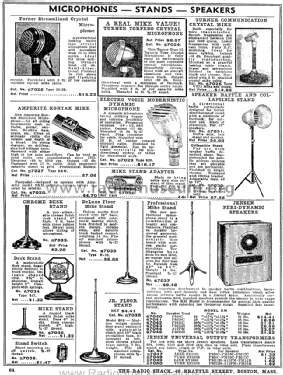 Communication Crystal Microphone VT 73; Turner Co. The; (ID = 1319665) Microphone/PU