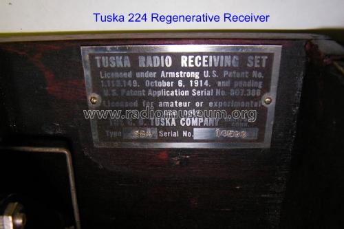 Type 2 224; Tuska Co., The C.D.; (ID = 928690) Radio