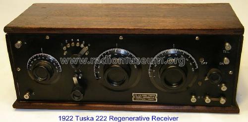 Standard Receiver 222 ; Tuska Co., The C.D.; (ID = 1302286) Radio