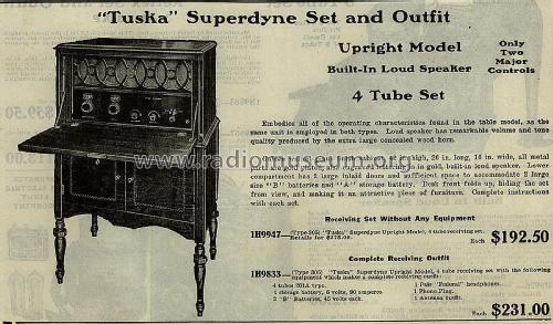 Superdyne 305; Tuska Co., The C.D.; (ID = 2096180) Radio
