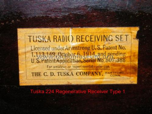 Type 1 224; Tuska Co., The C.D.; (ID = 930135) Radio