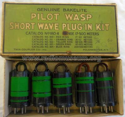 Pilot Wasp Short Wave Plug-In Kit Cat No. 180-4; Twin Coupler Company (ID = 1660705) Radio part