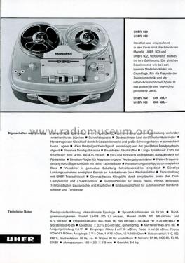 502; Uher Werke; München (ID = 2131680) Ton-Bild