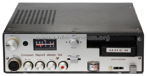 Compact Report stereo 124; Uher Werke; München (ID = 1470397) R-Player