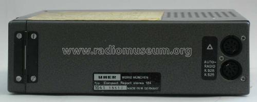 Compact Report stereo 124; Uher Werke; München (ID = 352409) R-Player