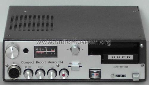 Compact Report stereo 124; Uher Werke; München (ID = 979842) R-Player