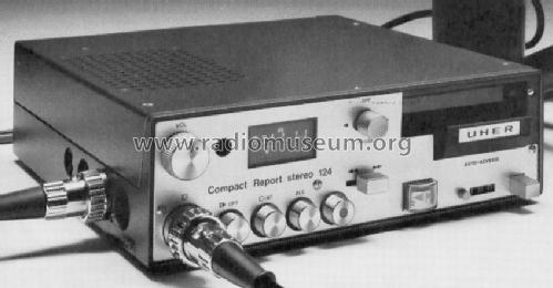 Compact Report stereo 124; Uher Werke; München (ID = 471204) R-Player