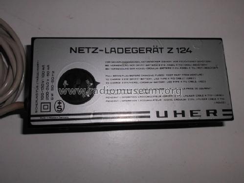 Netz Ladegerät Z124; Uher Werke; München (ID = 1697438) Power-S