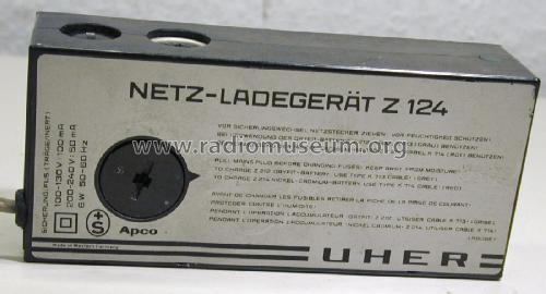 Netz Ladegerät Z124; Uher Werke; München (ID = 2353467) Fuente-Al