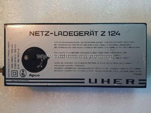 Netz Ladegerät Z124; Uher Werke; München (ID = 2938384) Aliment.