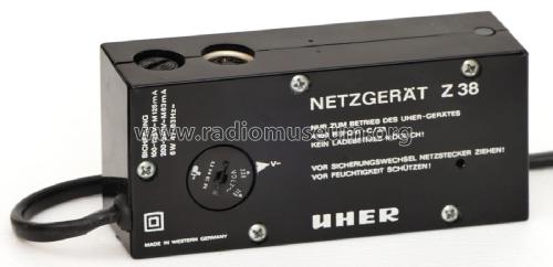 Netzgerät Z38; Uher Werke; München (ID = 2286994) Power-S