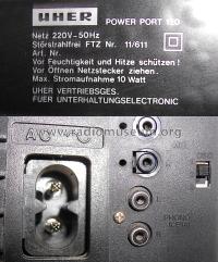 Power Port 120; Uher Werke; München (ID = 726956) Radio