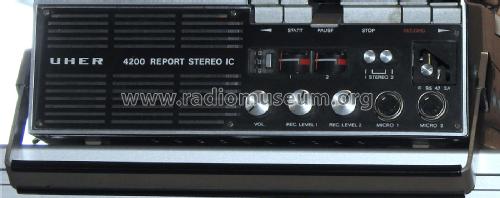 Report Stereo 4200 IC; Uher Werke; München (ID = 3149502) R-Player