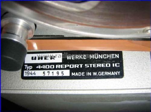 Report Stereo IC 4400; Uher Werke; München (ID = 666240) Sonido-V